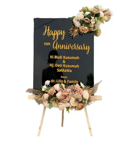 Papan Bunga Akrilik Bonyokan